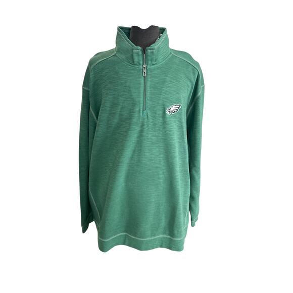 Tommy Bahama Philadelphia Eagles NFL Apparel 1/4 Zip Pullover 4XLB NWT MSRP $158